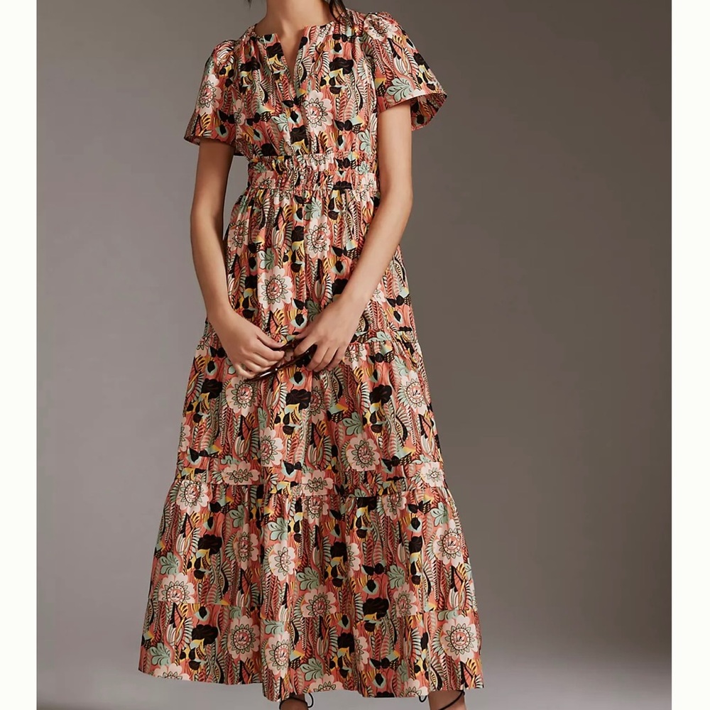 Anthropologie Floral Dress